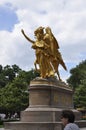 Sherman Monument from Grand Army Plaza in Midtown Manhattan New York City from United States Royalty Free Stock Photo