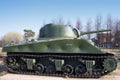 Sherman WW2 Tank Royalty Free Stock Photo