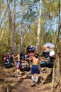 Sherpa Porter carrying heavy loads in Thailand