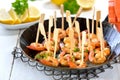 Sherry prawns Royalty Free Stock Photo