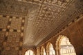 Shesh Mahal Hall of Mirrors Amber palace, Jaipur, India. Royalty Free Stock Photo