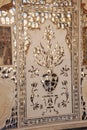 Shesh Mahal Hall of Mirrors Amber palace, Jaipur, India. Royalty Free Stock Photo