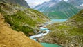 Sheshnag Lake enroute on Amarnath Cave trek ,Jammu &Kashmir, India.