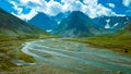 Panchtarni Lake enroute on Amarnath Cave trek ,Jammu &Kashmir, India. Royalty Free Stock Photo