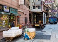 Sheung Wan district, Hong Kong, China Royalty Free Stock Photo