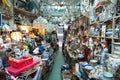 Cluttered junk shop at Upper Lascar Row antique market, Sheung Wan, Hong Kong