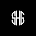 SHG letter logo abstract creative design. Royalty Free Stock Photo