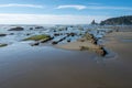 Shi Shi Beach and seashore in Olympic National Park, Washington. Royalty Free Stock Photo