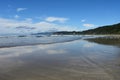 Shi Shi Beach and seashore in Olympic National Park, Washington. Royalty Free Stock Photo