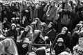 Shia Muslim women mourn during an Ashura