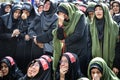 Shia Muslim women mourn during an Ashura