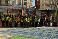 Shia Muslims gather in Marble Arch London Royalty Free Stock Photo