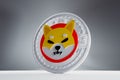 SHIB Shiba Inu cryptocurrency token coin Royalty Free Stock Photo