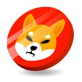 Shiba coin Royalty Free Stock Photo