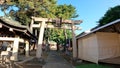 Shibamata Hachiman Shrine in Shibamata, Katsushika Ward, Tokyo, Japan