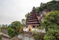 Shibao pagoda; shibaozhai stockaded village scenic spot