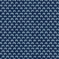 Shibori Background.Tie Dye Indigo Blue Dotty Texture. Bleached Handmade Resist Seamless Pattern. Watercolor Stripe Textile.