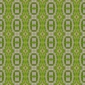 Shibori pattern. Ikat textile. Tie dye print. Green seamless stencil. Moroccan tile. Folk geometric ornament. Japanese shibori Royalty Free Stock Photo