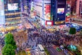 Shibuya Crossing at Night