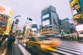 Shibuya crossing in Tokyo, Japan. Royalty Free Stock Photo