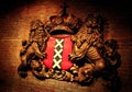 Shield of Amsterdam Royalty Free Stock Photo