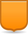 Shield badge golden