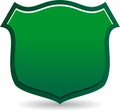 Shield badge green