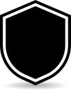 Shield badge icon Royalty Free Stock Photo