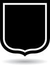 Shield badge icon Royalty Free Stock Photo