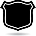 Shield badge icon Royalty Free Stock Photo