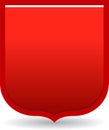 Shield badge red