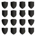 Shield and badge set vector collections Royalty Free Stock Photo