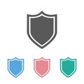 Shield icon, aegis, egis, protect, safe, security Royalty Free Stock Photo