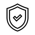 Shield icon for security or protection from threats