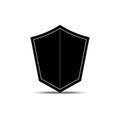 Shield icon vector art design Royalty Free Stock Photo