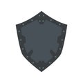 Shield icon vector security protection symbol sign. Emblem badge illustration logo Royalty Free Stock Photo