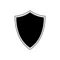 Shield icon on white background