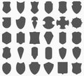 Shield. Large vector set.