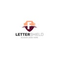 Shield and Letter F Logo Templates