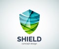 Shield logo business branding icon Royalty Free Stock Photo