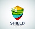 Shield logo business branding icon Royalty Free Stock Photo