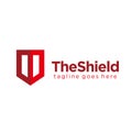 Shield logo design vector template. security, protector, technology, website, company symbol icon