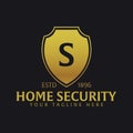 Shield logo. Protection company. Security. Guardian. Vector illustration.