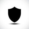 Shield protection icon illustration Royalty Free Stock Photo