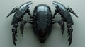 Shield with robotic arms, 3D design, cuttingedge defense, detailed rendering