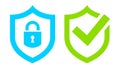 Shield security icon Royalty Free Stock Photo