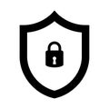 Shield security icon Royalty Free Stock Photo