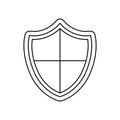 Shield security symbol Royalty Free Stock Photo
