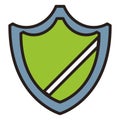 Shield security symbol Royalty Free Stock Photo
