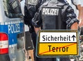 Shield security / terror in german